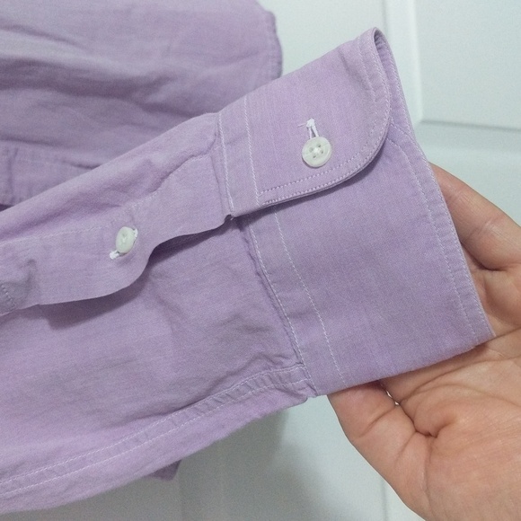 #492Gitman Bros. Vintage Purple Spring Oxford Men's Weekend Dress shirt. Size:XL - Picture 6 of 9